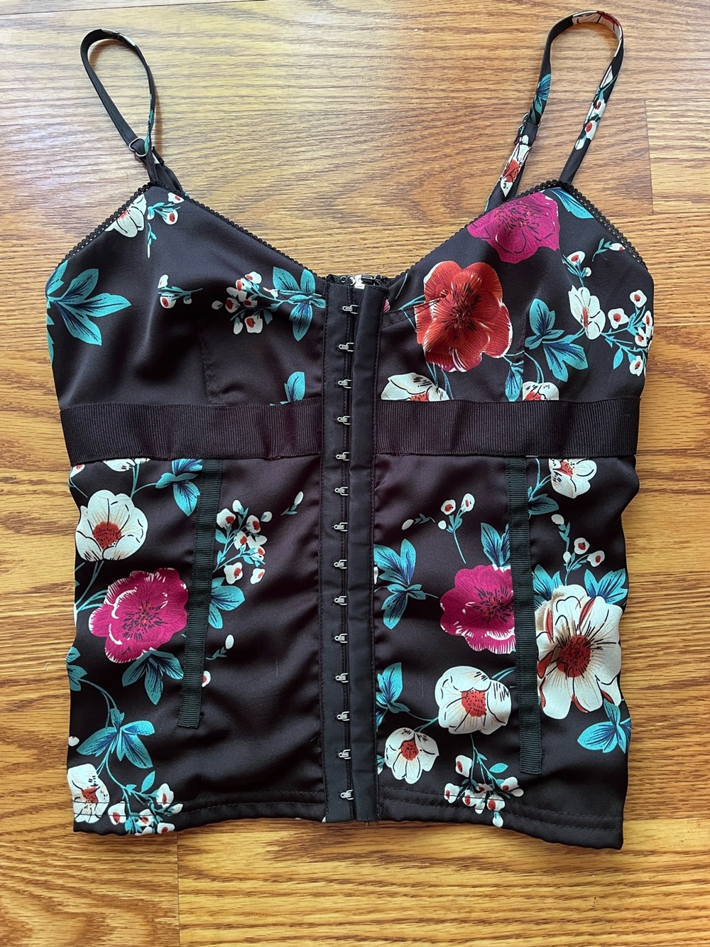 Fashion Nova Floral Corset Top